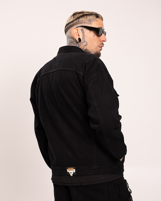 Chaqueta Jean Negro