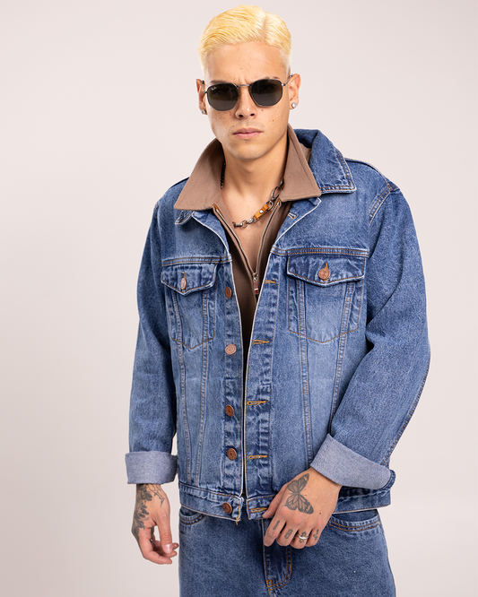 Chaqueta Jean Azul Stone