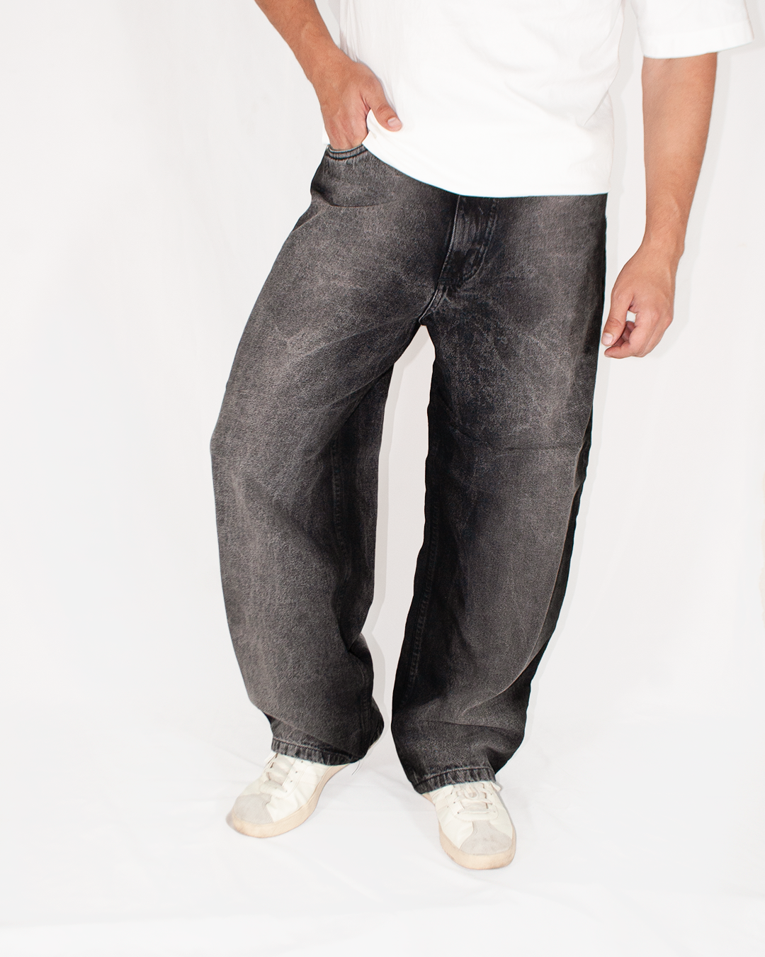 Pantalón Baggy Gris Ref 191