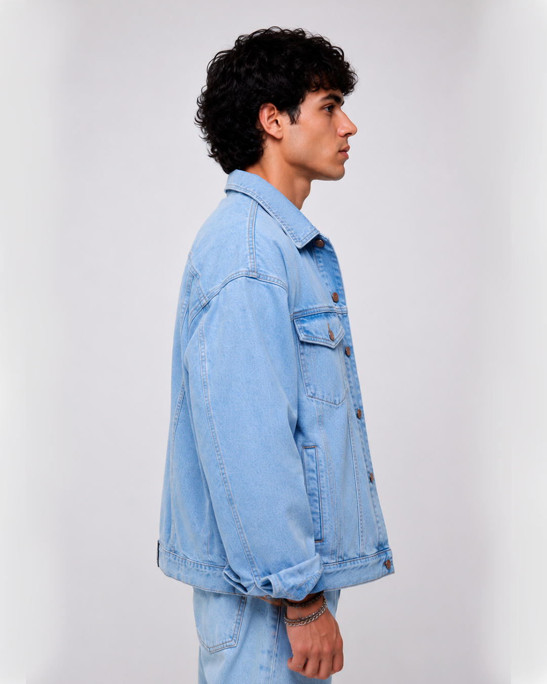 Chaqueta Jean Azul Claro