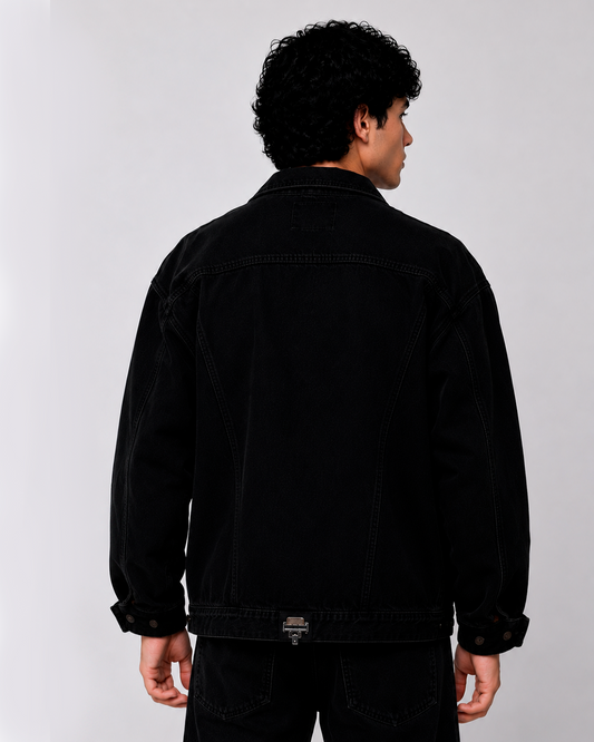 Chaqueta Jean Negro