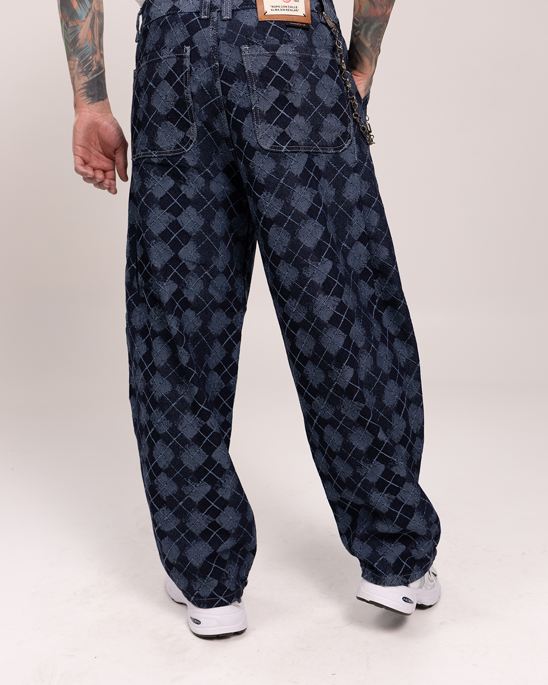 Baggy Print Azul