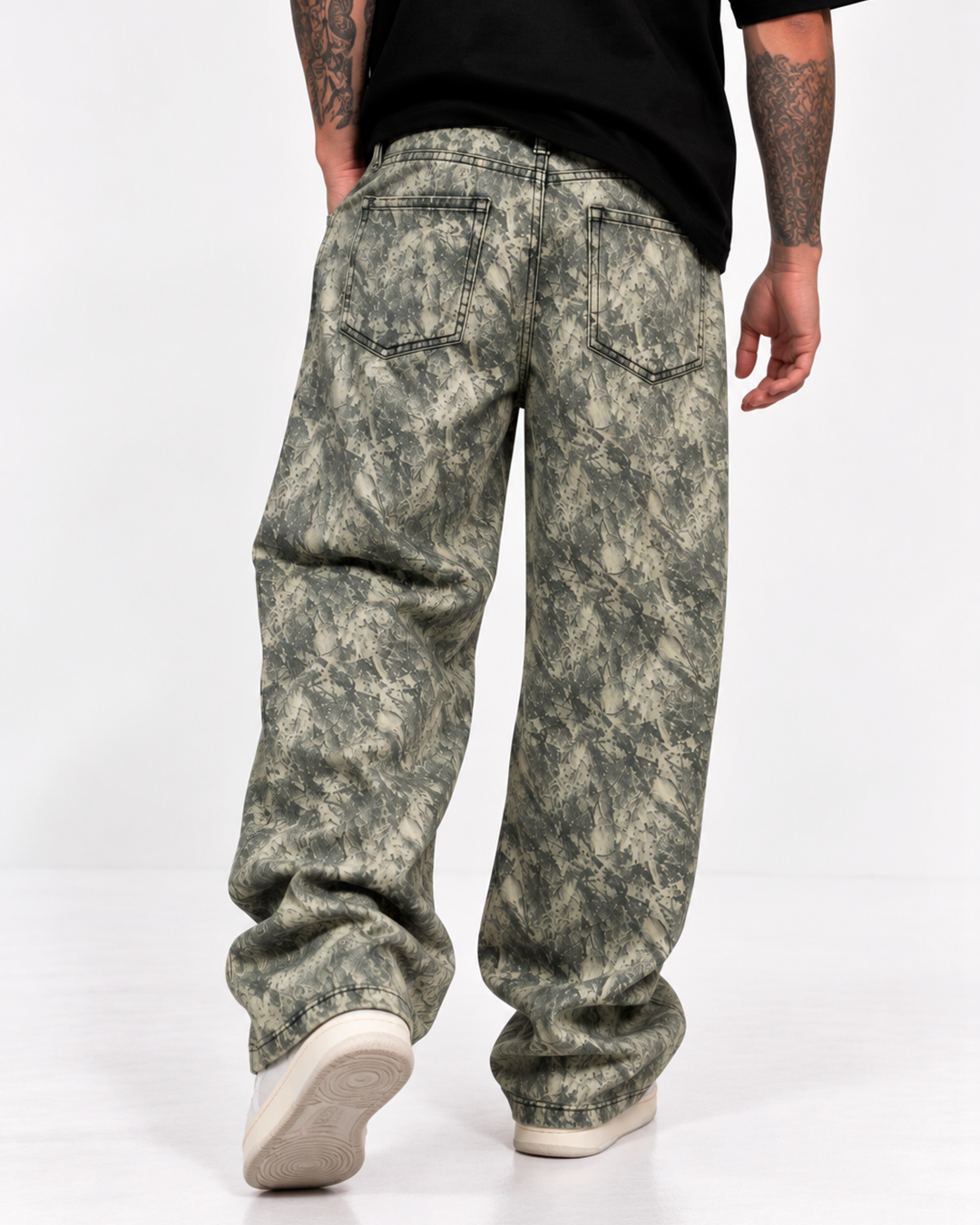 Baggy Verde Print