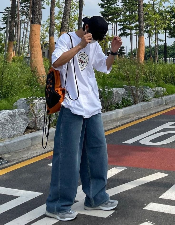 Como usar jeans baggys