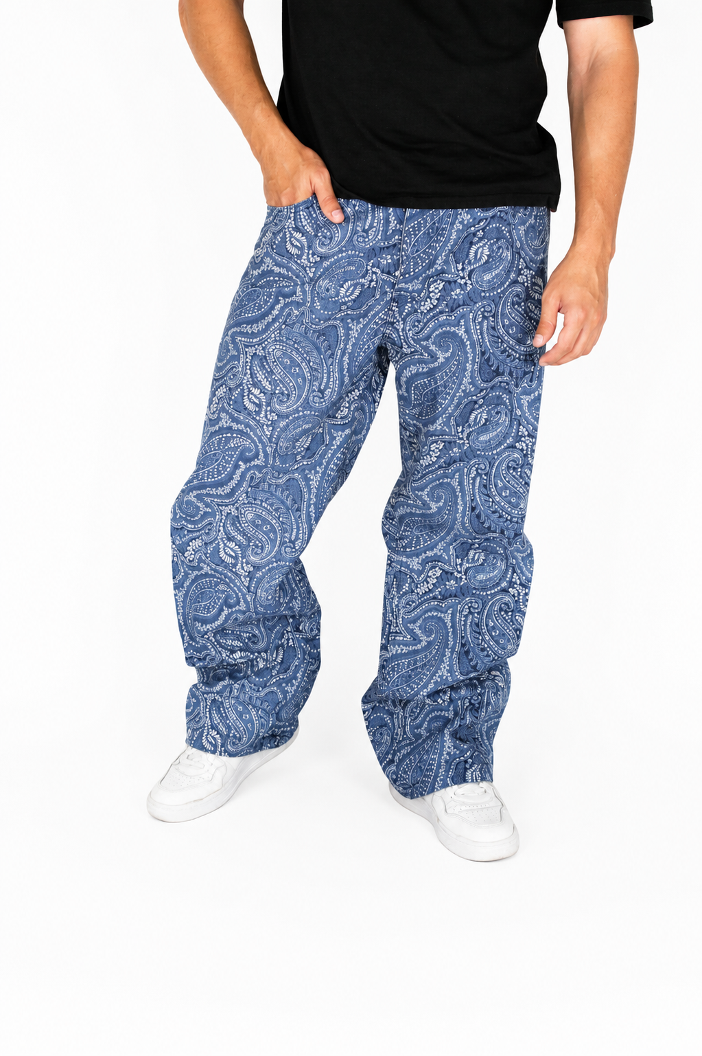 Pantalón Baggy Azul