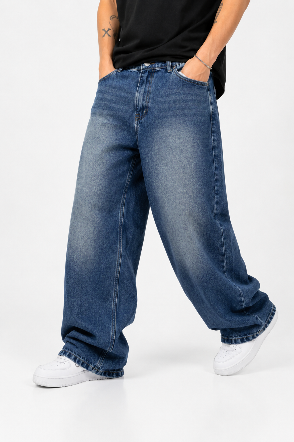 Super Baggy Azul Medio Ref: 001