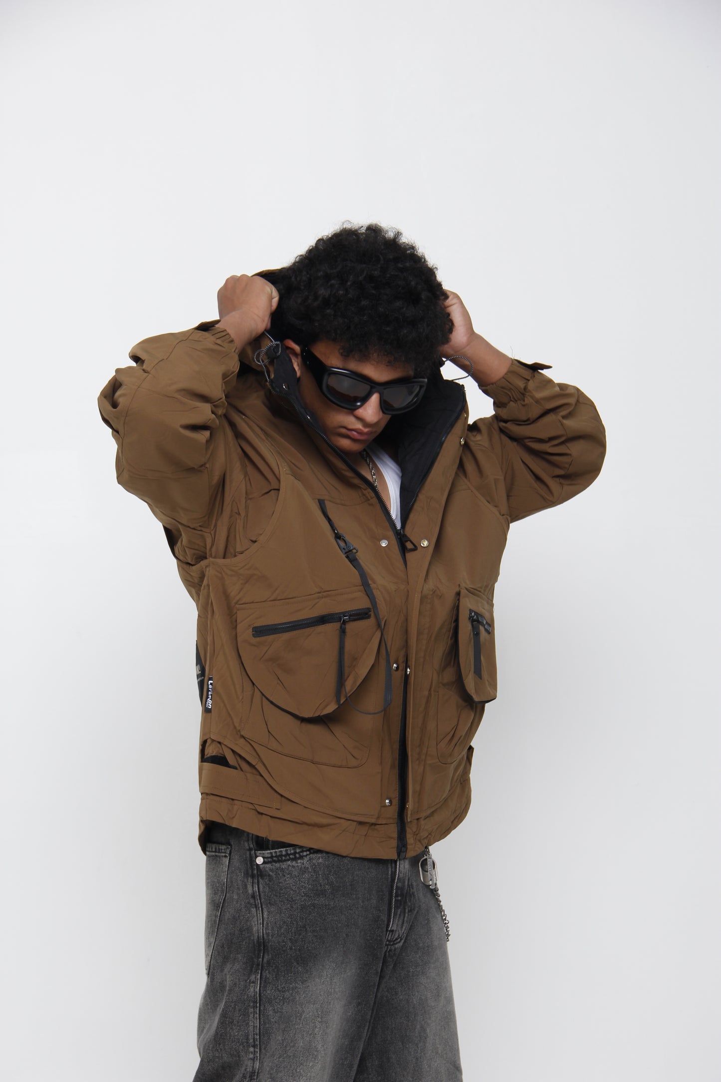 Chaqueta Cargo Café Ref 906