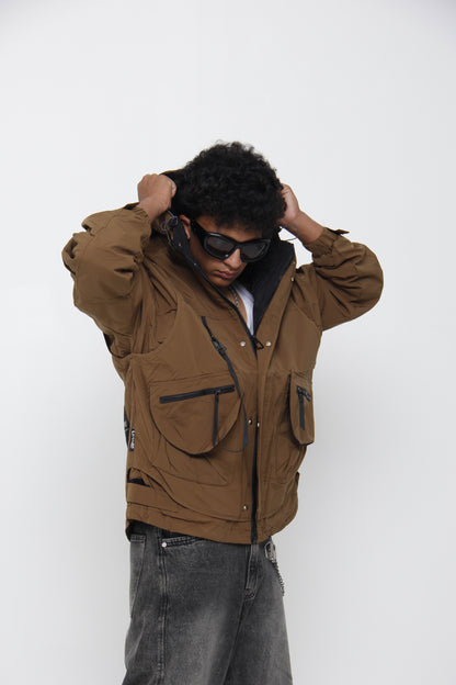 Chaqueta Cargo Café Ref 906