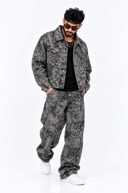 Conjunto Gris Print