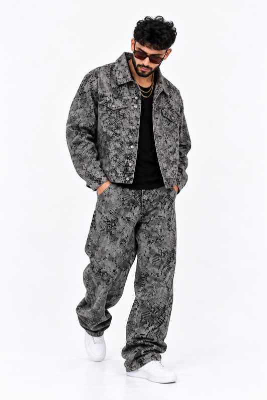 Conjunto Gris Print