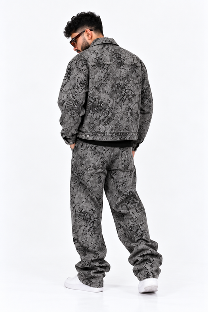 Conjunto Gris Print