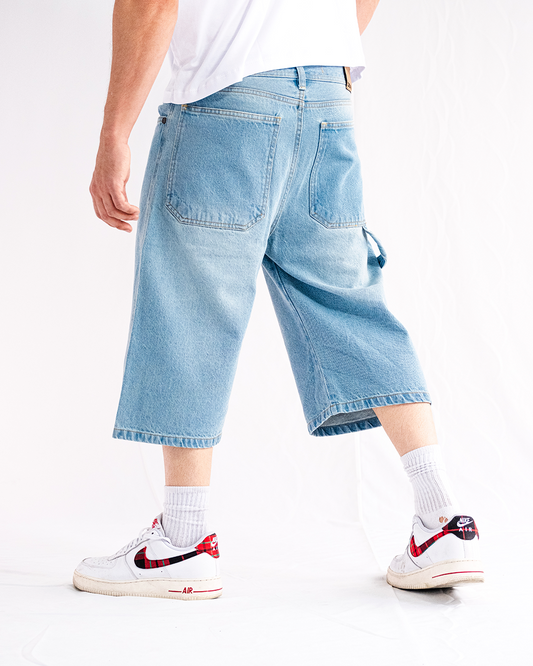 Bermuda Jorts Plateado