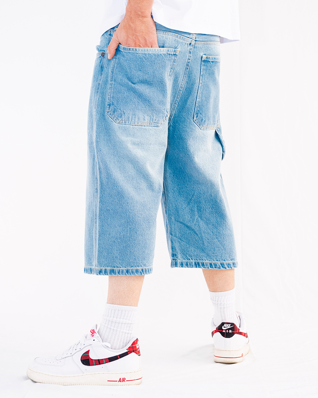 Bermuda Jorts Plateado