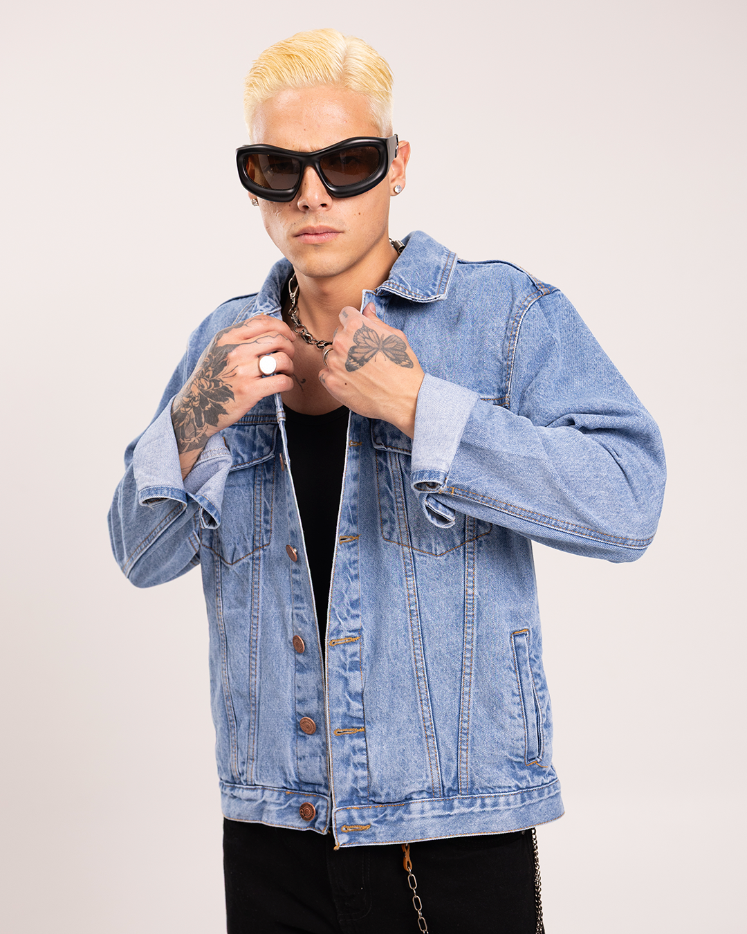 Chaqueta Jean Azul Claro