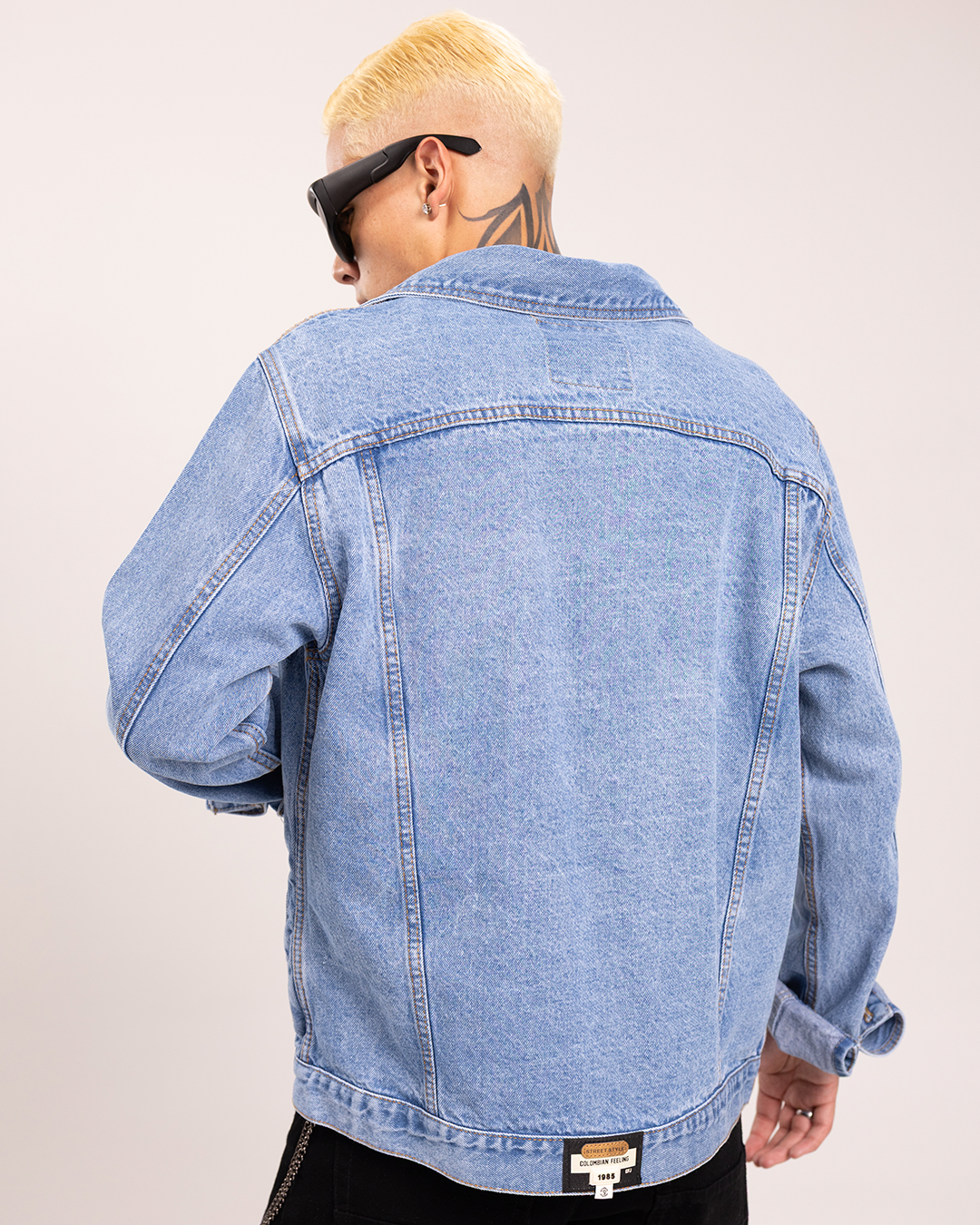 Chaqueta Jean Azul Claro
