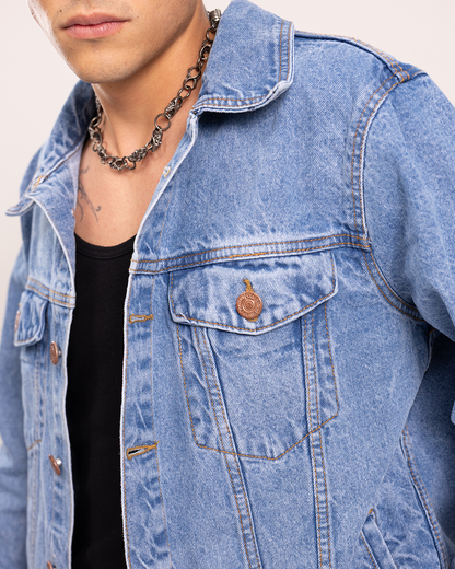 Chaqueta Jean Azul Claro