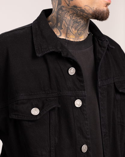 Chaqueta Jean Negro