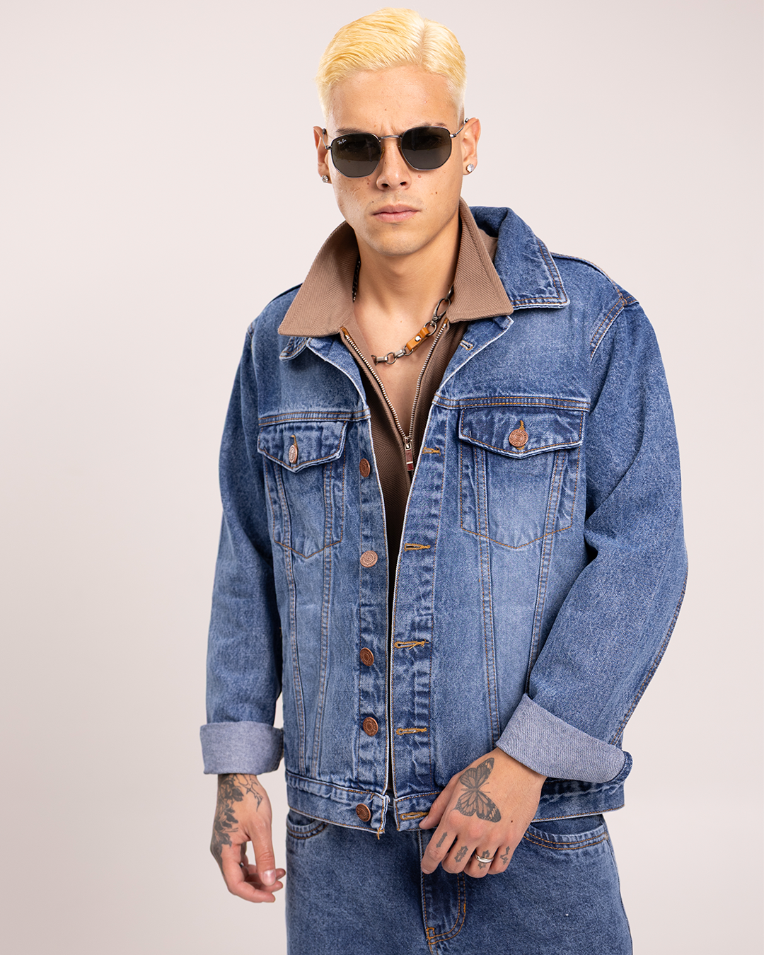 Chaqueta Jean Azul Stone