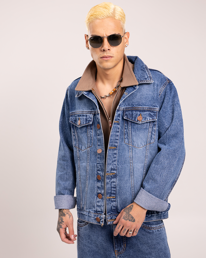 Chaqueta Jean Azul Stone
