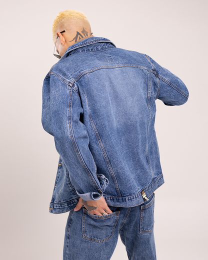 Chaqueta Jean Azul Stone