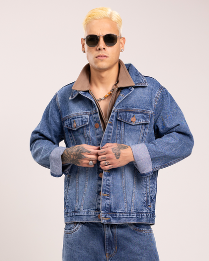 Chaqueta Jean Azul Stone