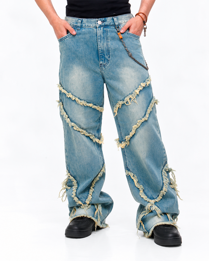 Baggy Rasgado Dirty Wash