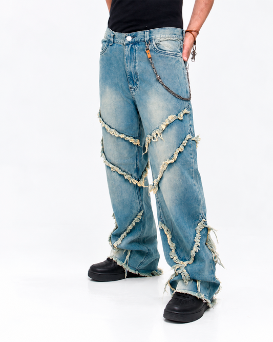 Baggy Rasgado Dirty Wash