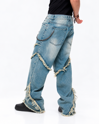 Baggy Rasgado Dirty Wash