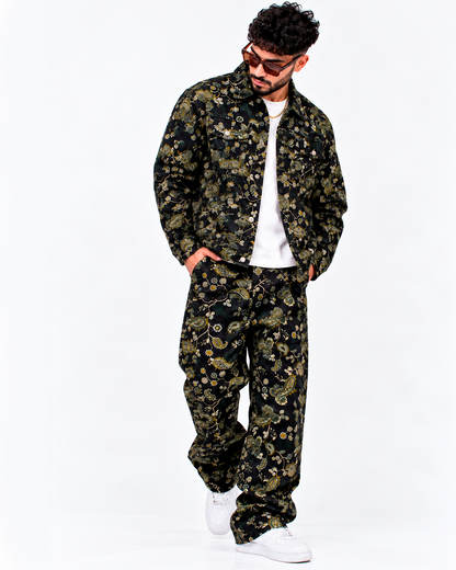 Conjunto Paisley Verde