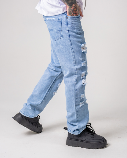 Pantalón Street Azul Hielo