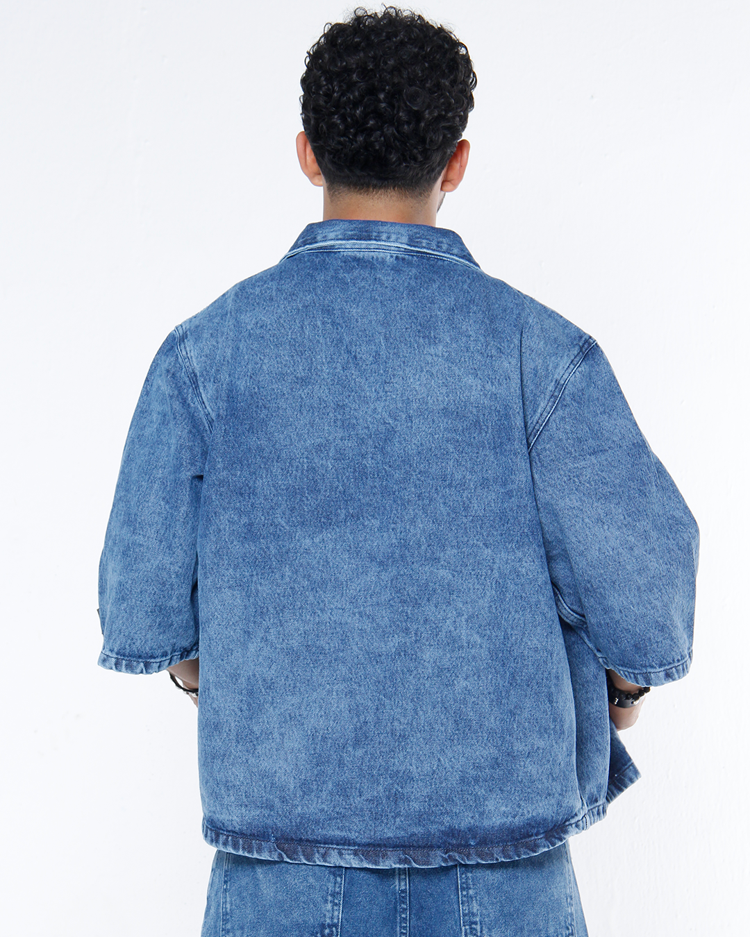 Camisa Boxi Fit Azul Medio