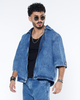 Camisa Boxi Fit Azul Medio