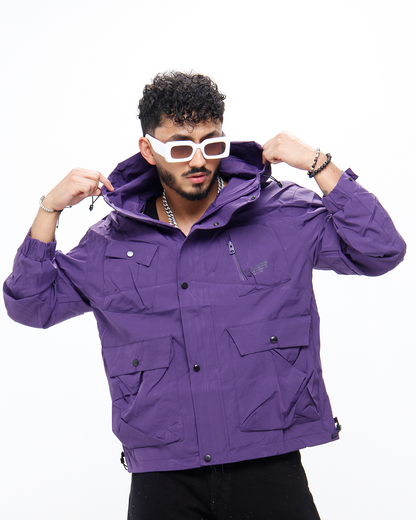 Chaqueta Cargo Morado Ref: 6022
