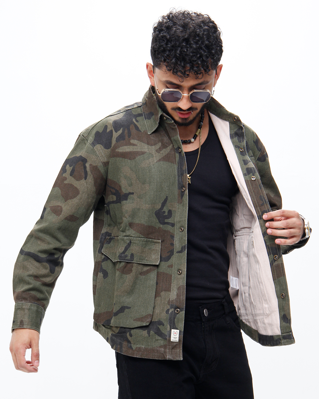 Camisa Cargo Verde Ref: B37