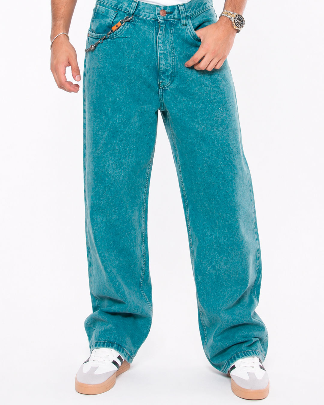 Pantalon Baggy Verde