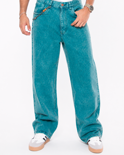 Pantalon Baggy Verde