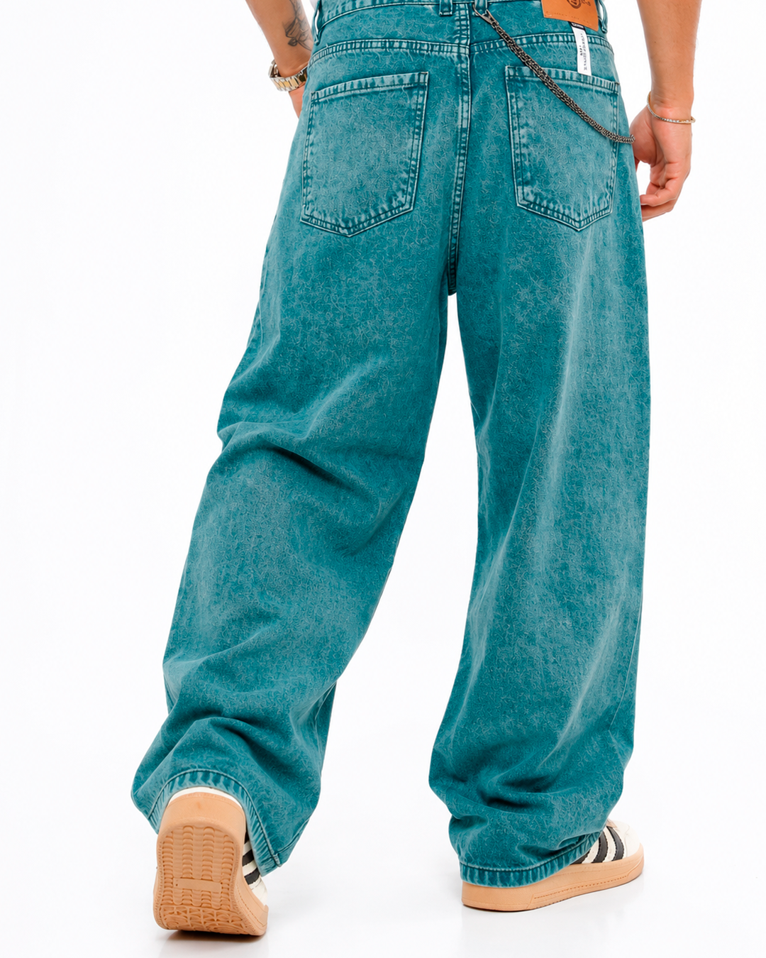 Pantalon Baggy Verde