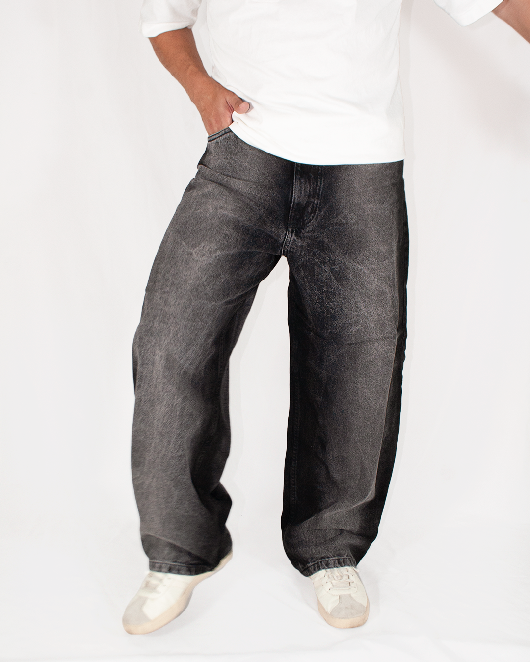 Pantalón Baggy Gris Ref 191