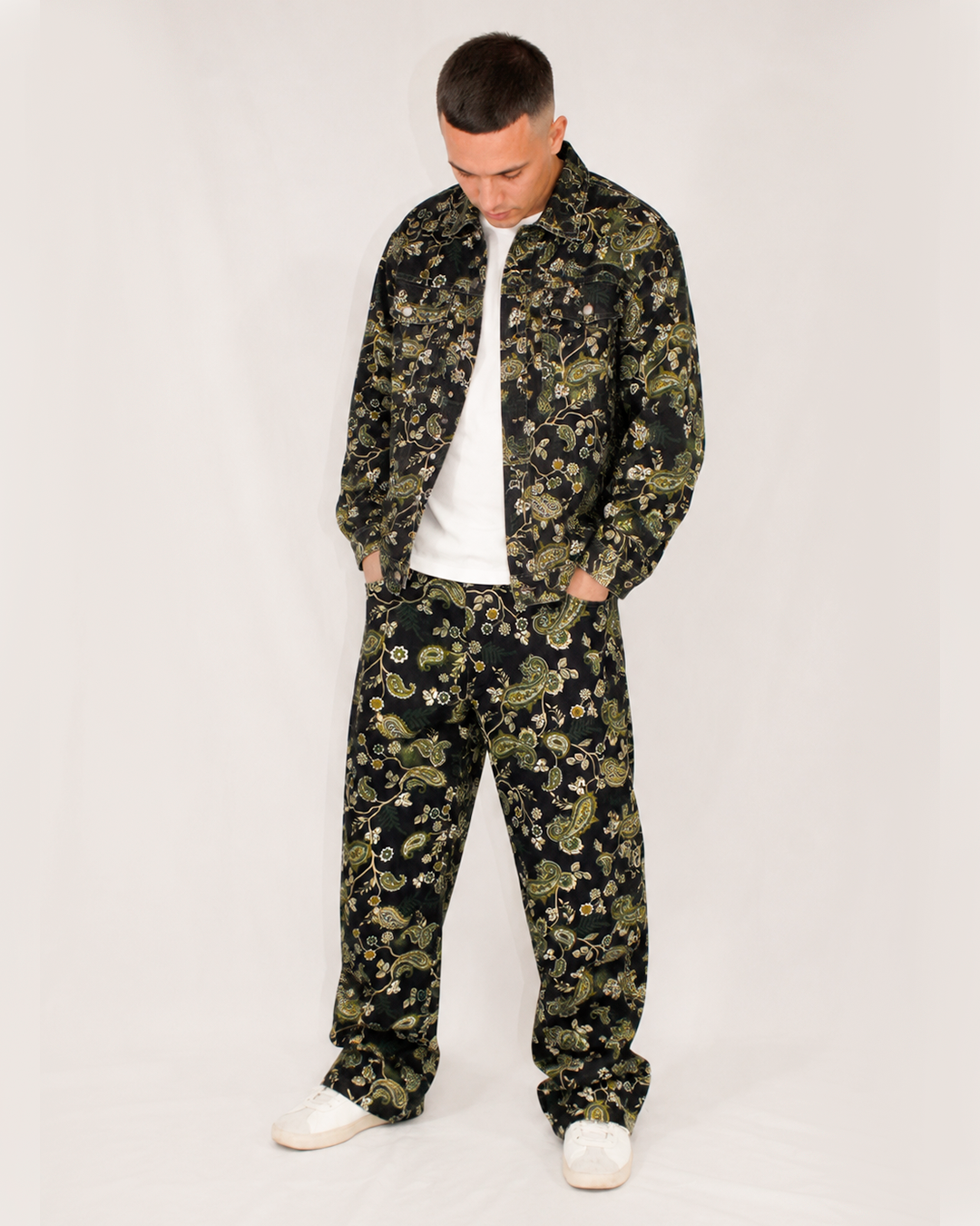 Conjunto Paisley Verde