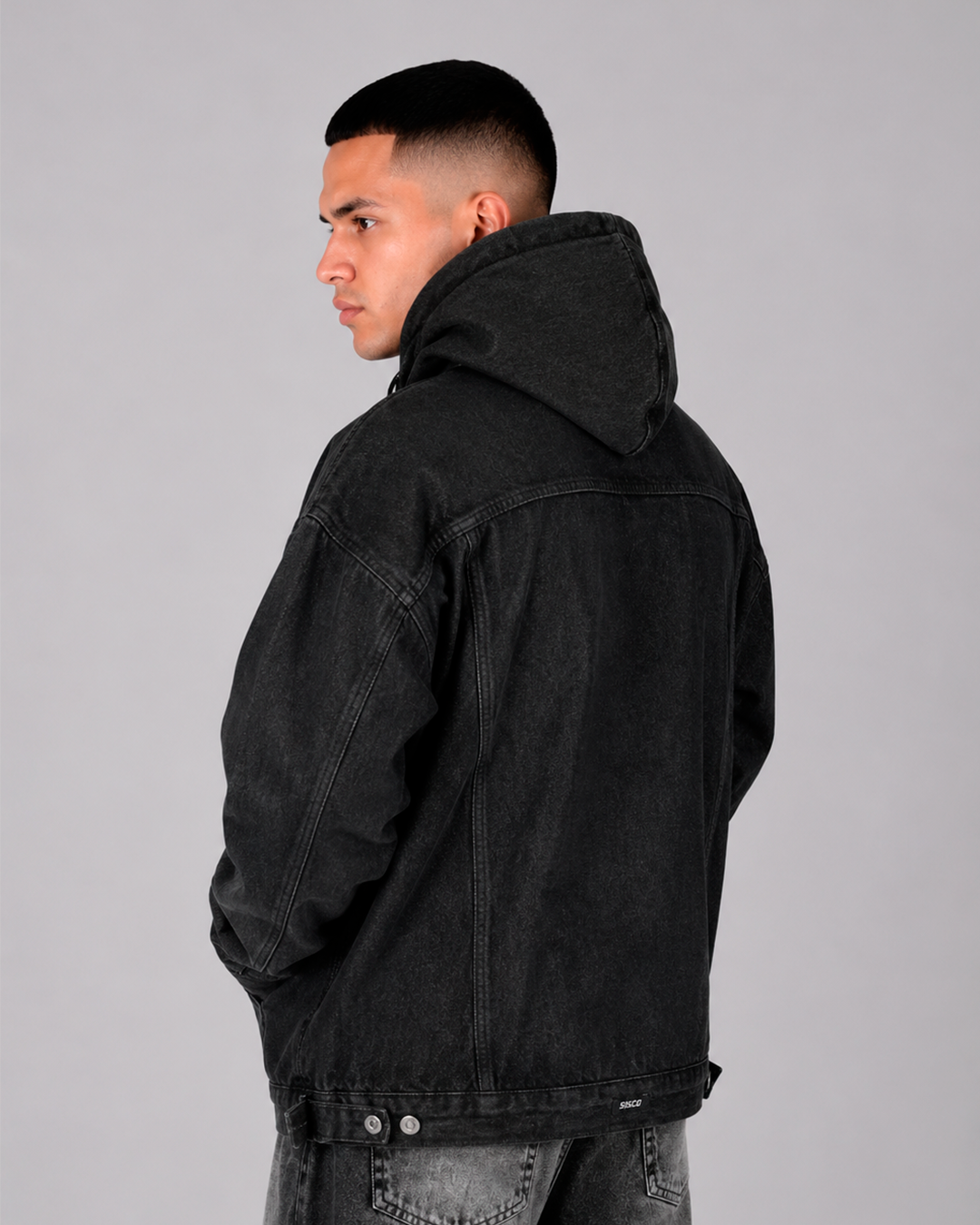 Buzo Denim Gris Jaspe