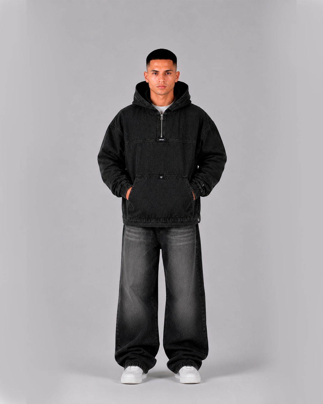 Buzo Denim Gris Jaspe
