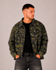 Chaqueta Jean Verde Print
