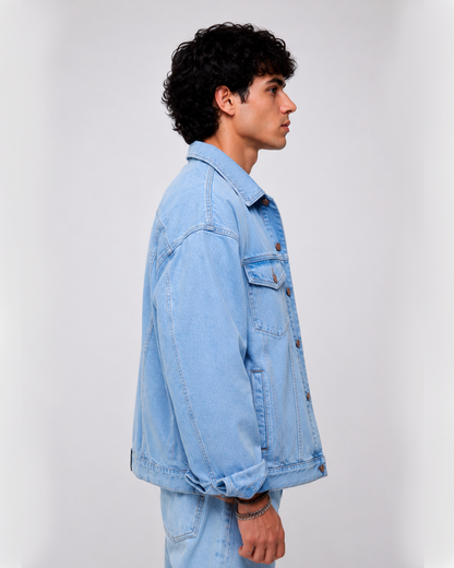 Chaqueta Jean Azul Claro