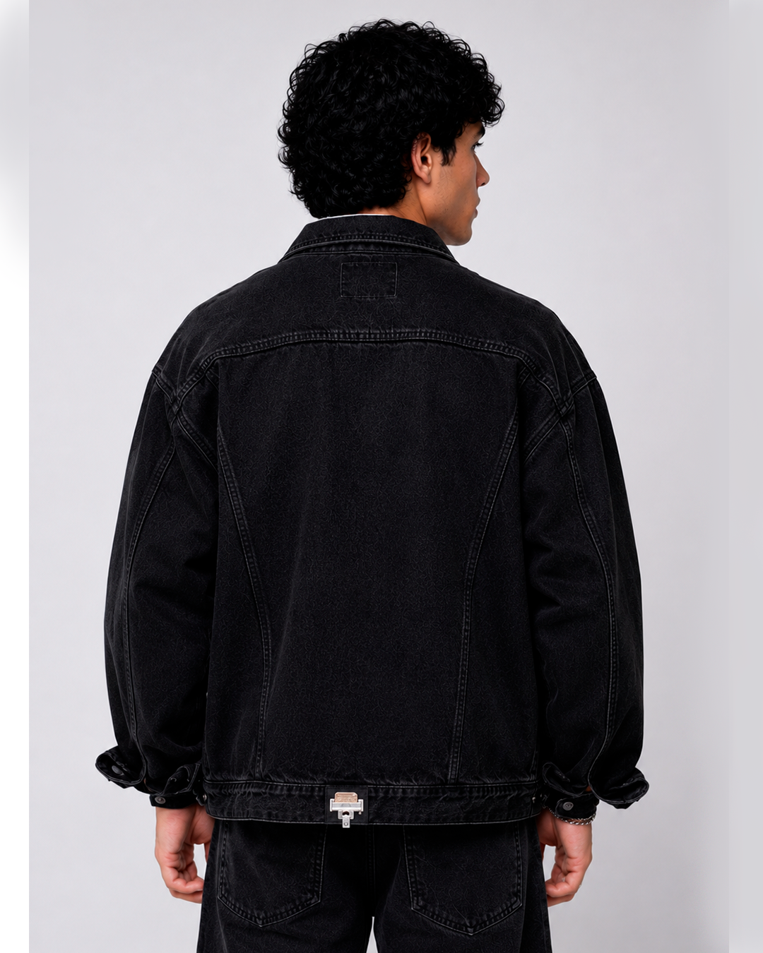 Chaqueta Jean Gris