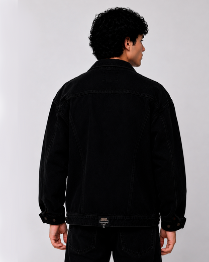 Chaqueta Jean Negro