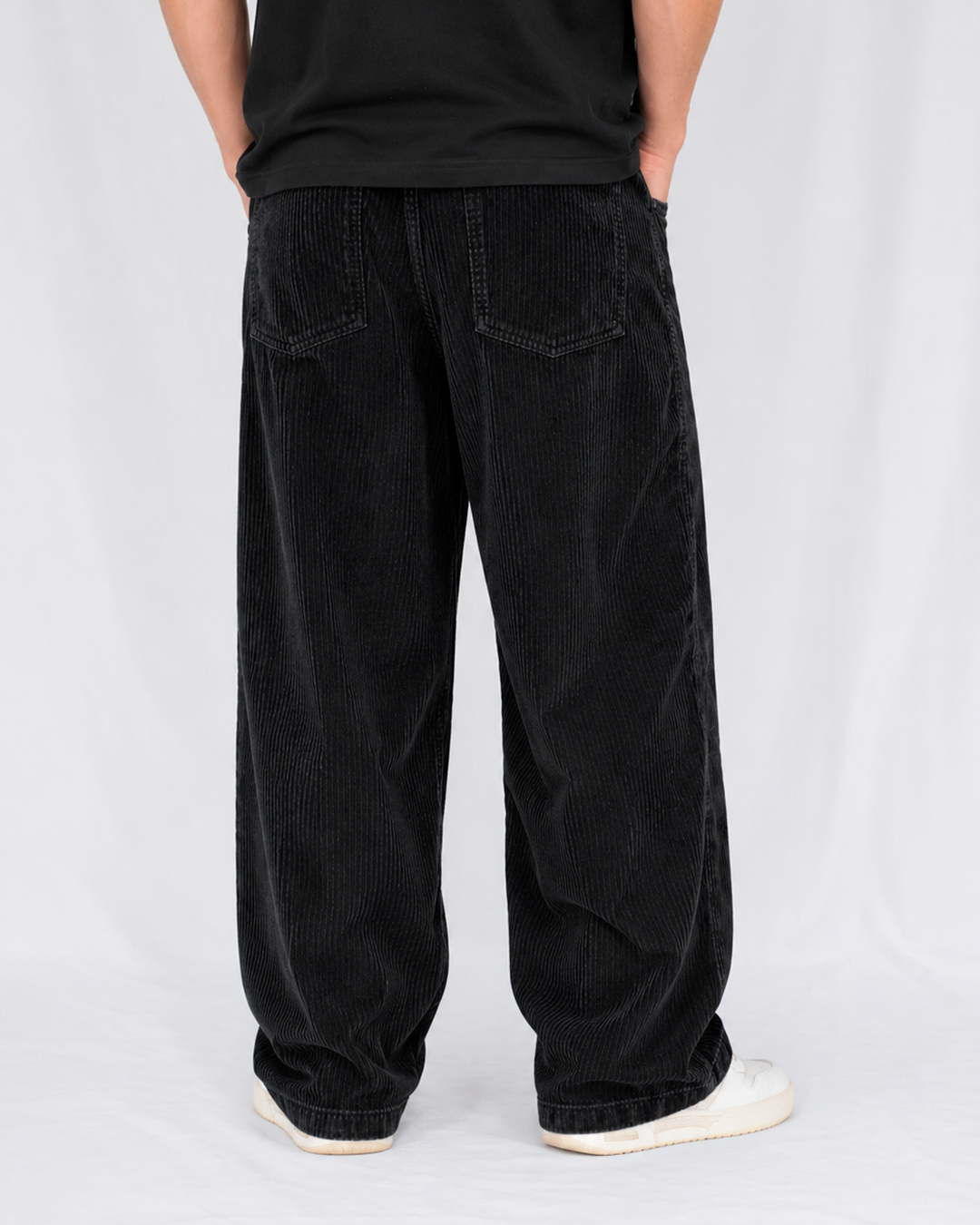 Baggy Acid Wash Negro – Panna Texturizado