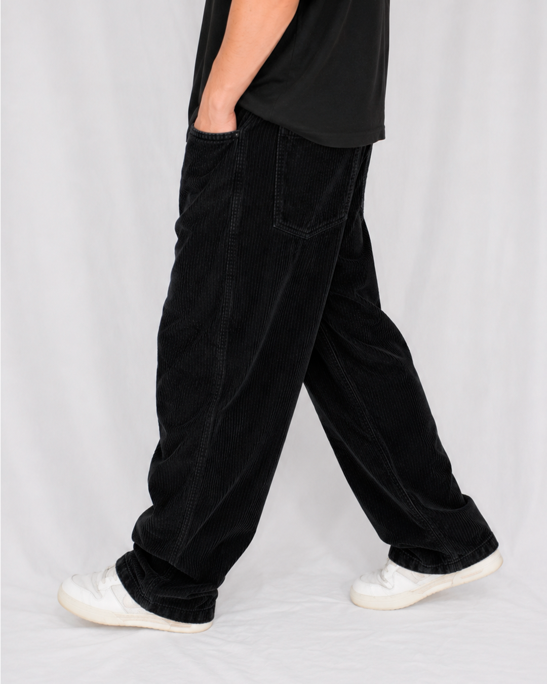 Baggy Acid Wash Negro – Panna Texturizado