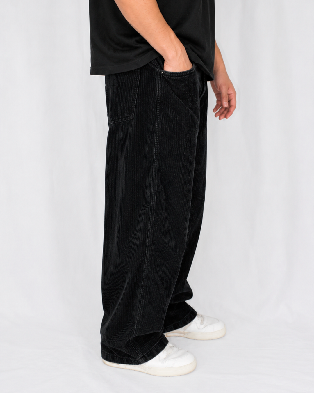 Baggy Acid Wash Negro – Panna Texturizado