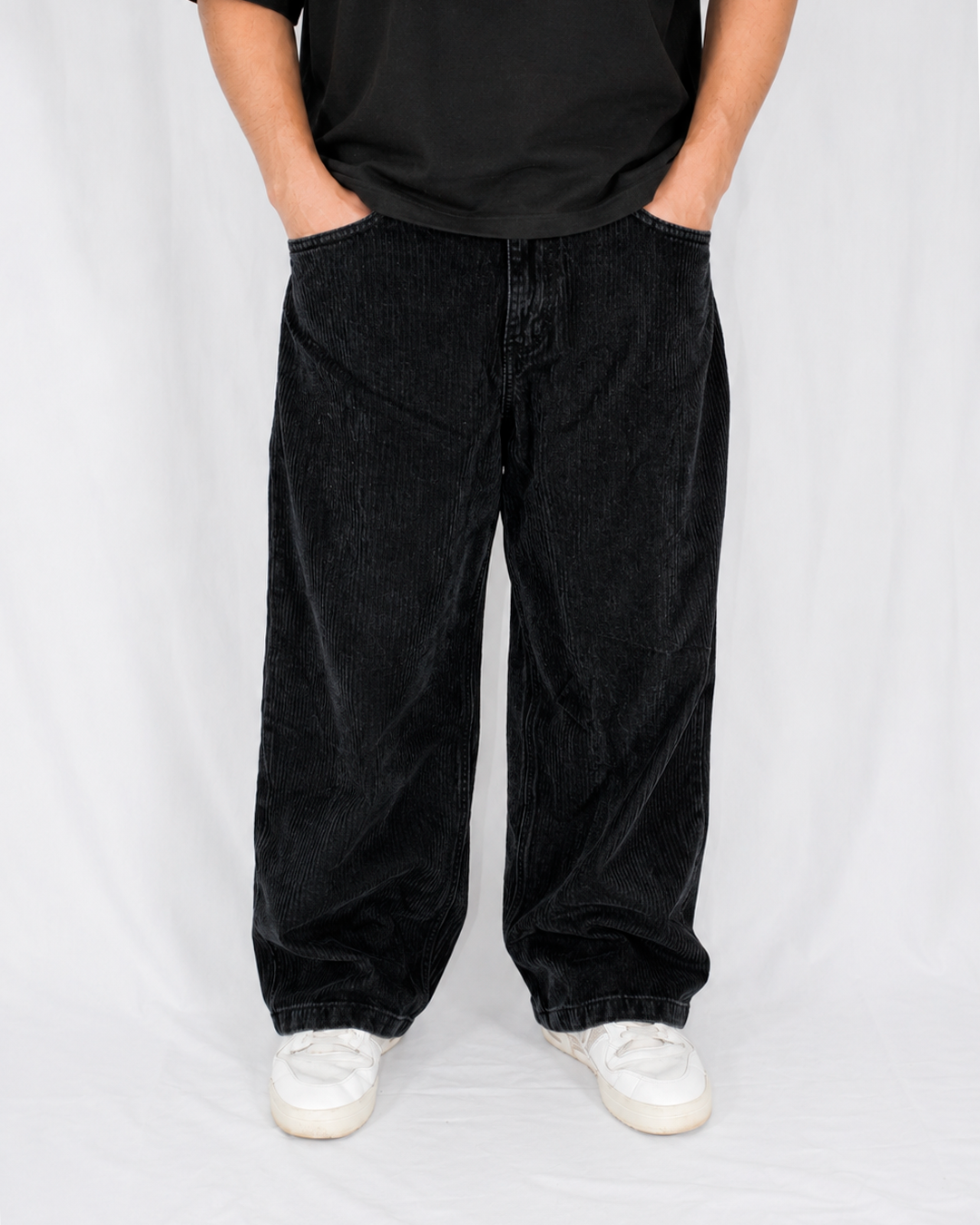 Baggy Acid Wash Negro – Panna Texturizado