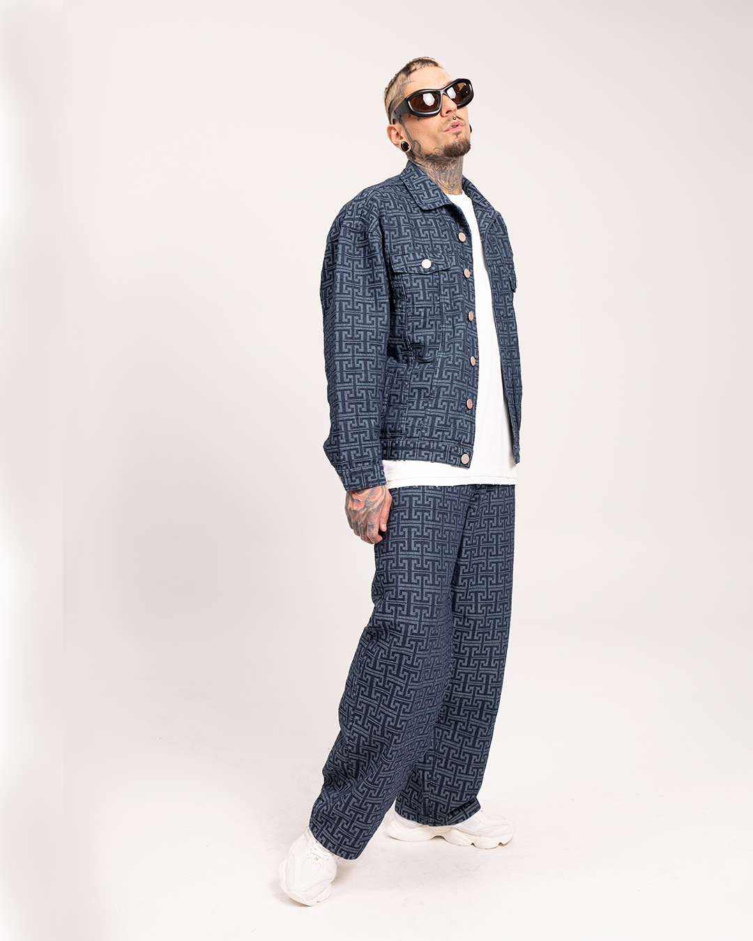 Conjunto Jackal Azul Mosaico  Ref 27
